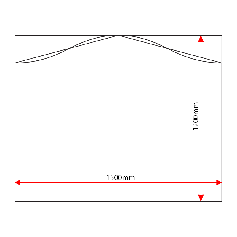 ST1512 sign tray dimensions