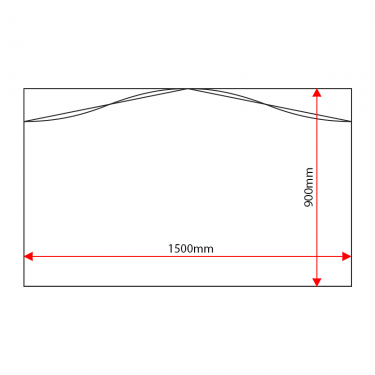 ST159 sign tray dimensions