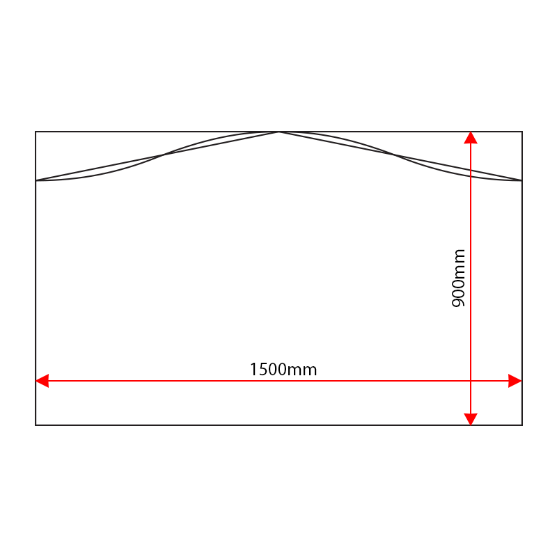 ST159 sign tray dimensions