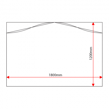 ST1812 sign tray dimensions