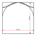 ST66 sign tray dimensions