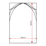 ST69 sign tray dimensions