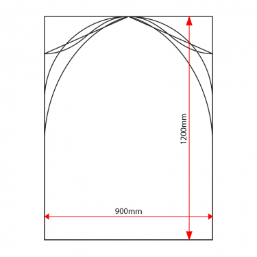 ST912 sign tray dimensions