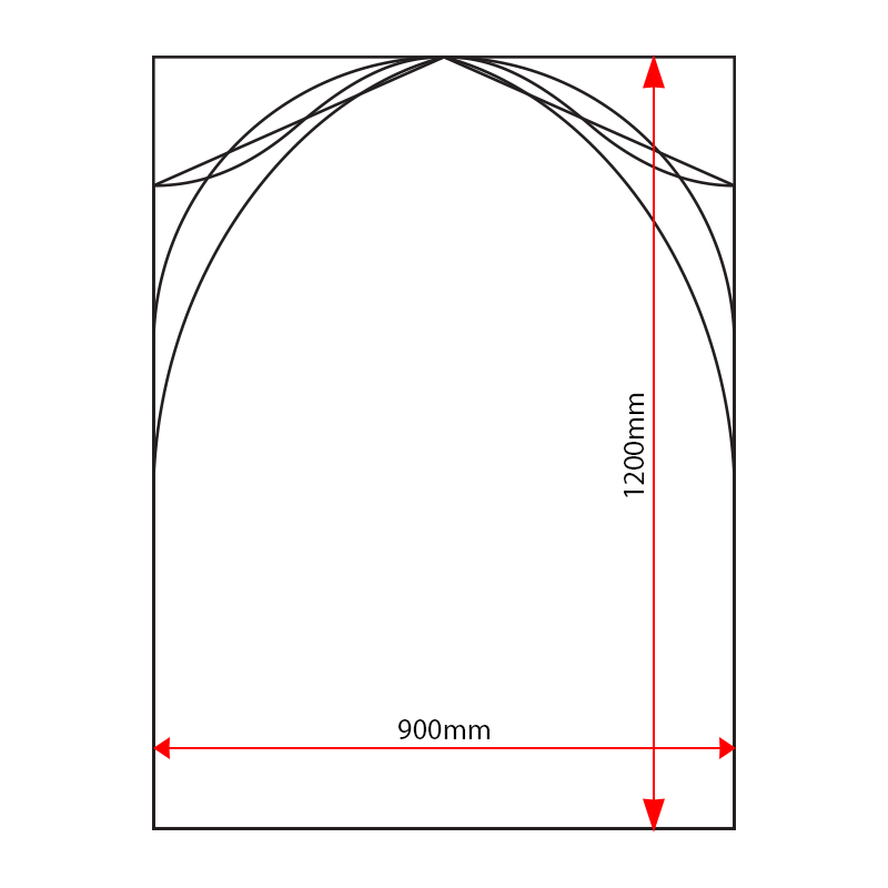 ST912 sign tray dimensions