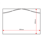 ST96 sign tray dimensions