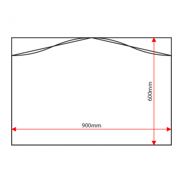ST96 sign tray dimensions