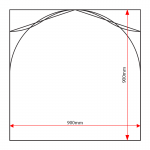 ST99 sign tray dimensions