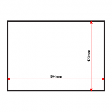 STA2L sign tray dimensions