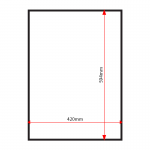 STA2P sign tray dimensions