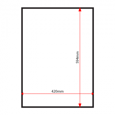STA2P sign tray dimensions