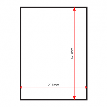 STA3P sign tray dimensions