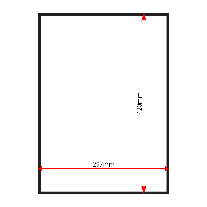 STA3P sign tray dimensions