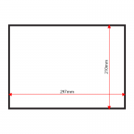 STA4L sign tray dimensions