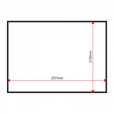 STA4L sign tray dimensions