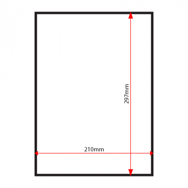 STA4P sign tray dimensions
