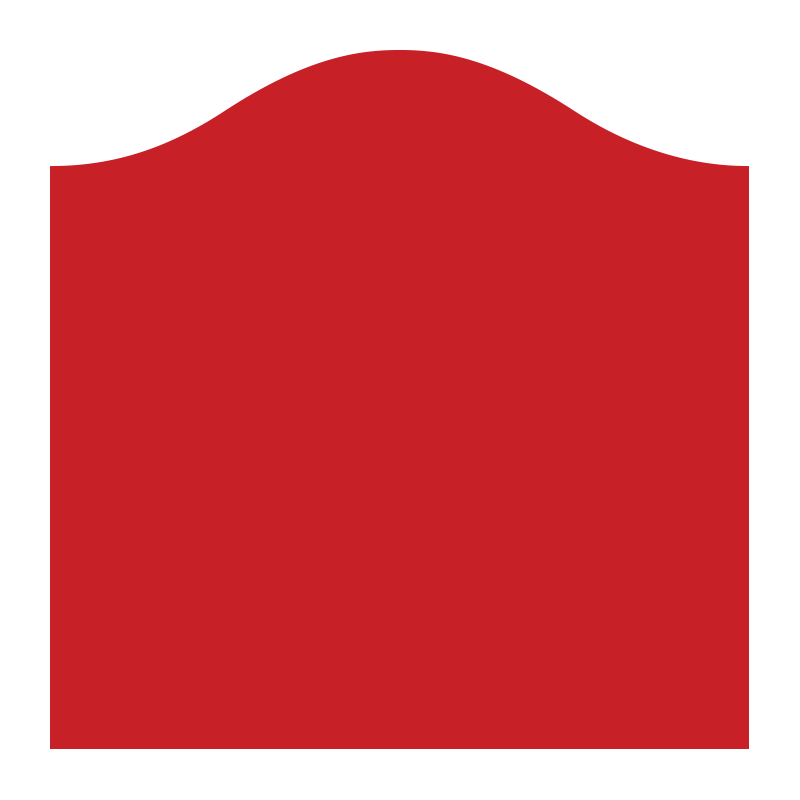 Sign tray 1200 x 1200mm with bow top