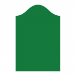 Sign tray 600 x 900mm with bow top