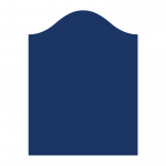 Sign tray 900 x 1200mm with bow top