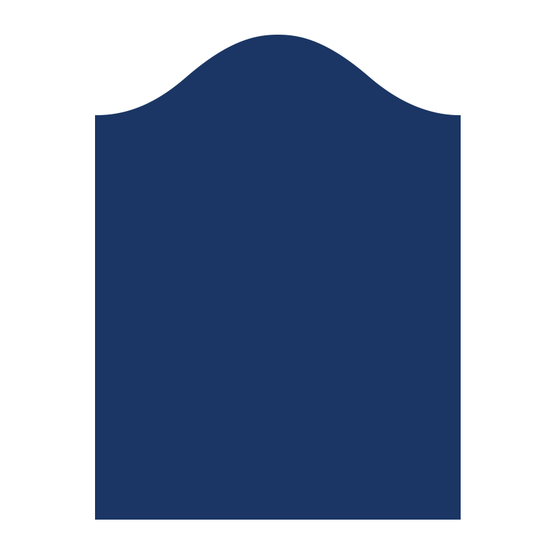 Sign tray 900 x 1200mm with bow top