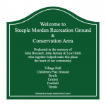 ST99B sign tray-with text