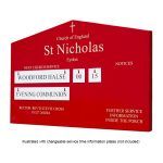 ST96G sign tray-with text