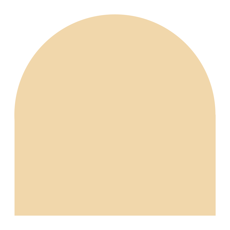 Sign tray 1200 x 1200mm with round top