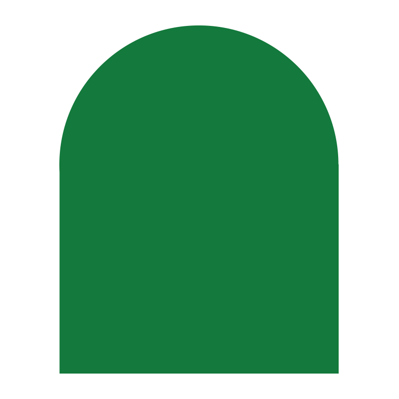 Sign tray 1200 x 1500mm with round top