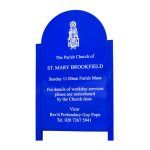 ST612R sign tray-with text