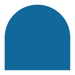 Sign tray 600 x 600mm with round top