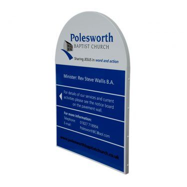 ST69R sign tray-with text