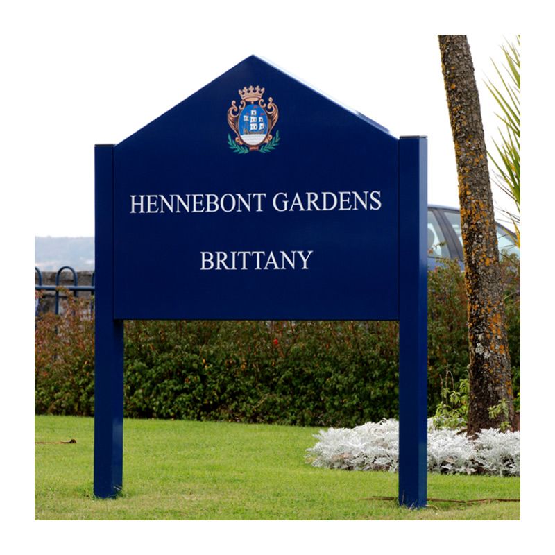 Sign tray, Hennebont Gardens, Mumbles