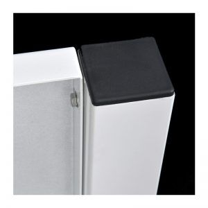 Post kit (2 posts) 2500mm x 75mm square, powder-coated to match sign