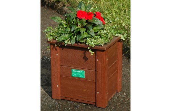 Small Planter Brown