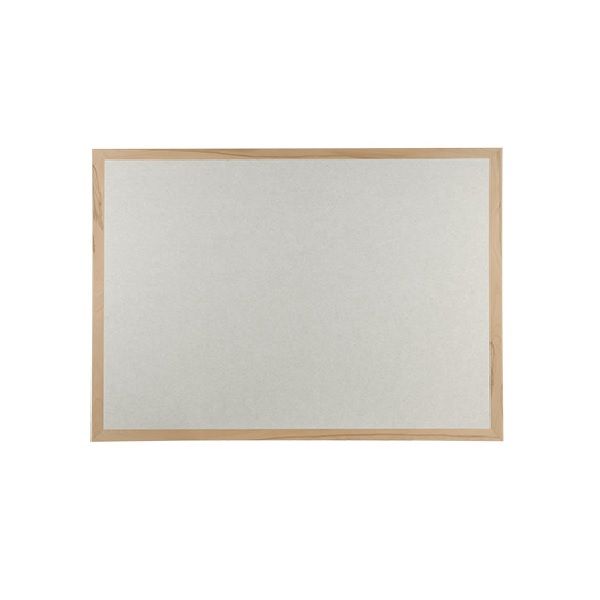 Grey Polycolour Noticeboard with Wood Frame