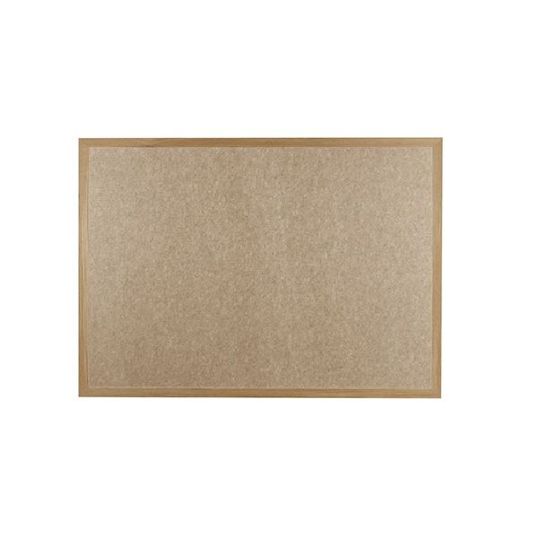 Wheat Polycolour Noticeboard with Wood Frame