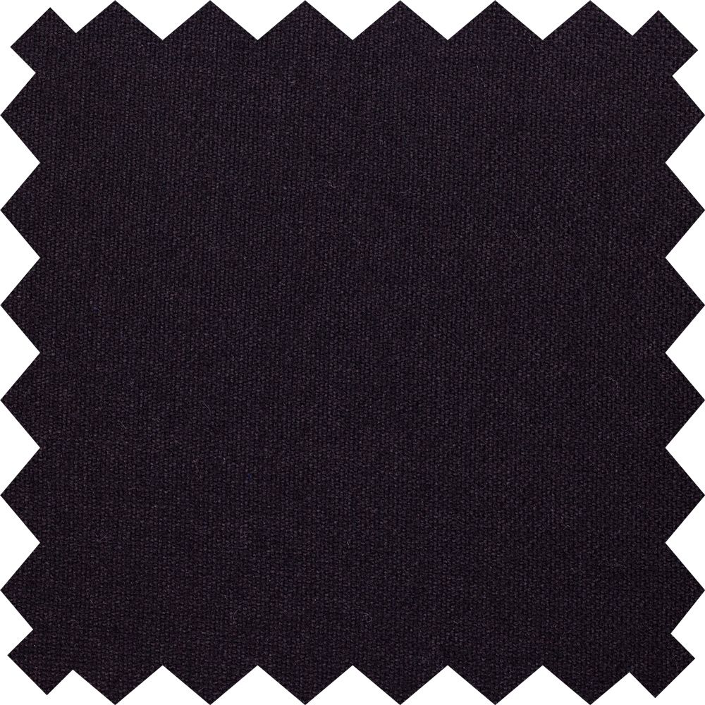 Swatch of Black Woolmix Fabric