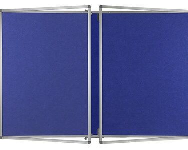 Tamperproof Noticeboard Blue