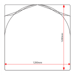 SP1212 sign panel dimensions