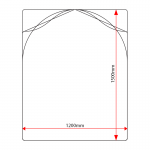 SP1215 sign panel dimensions