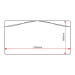 SP126 sign panel dimensions