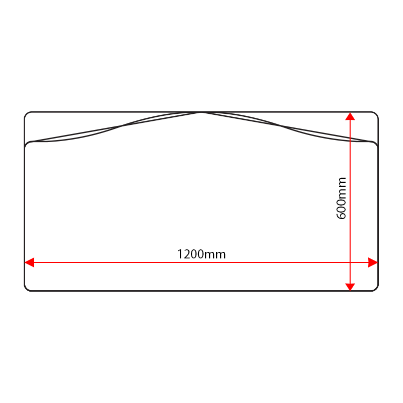 SP126 sign panel dimensions