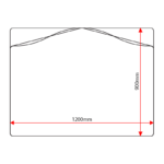 SP129 sign panel dimensions