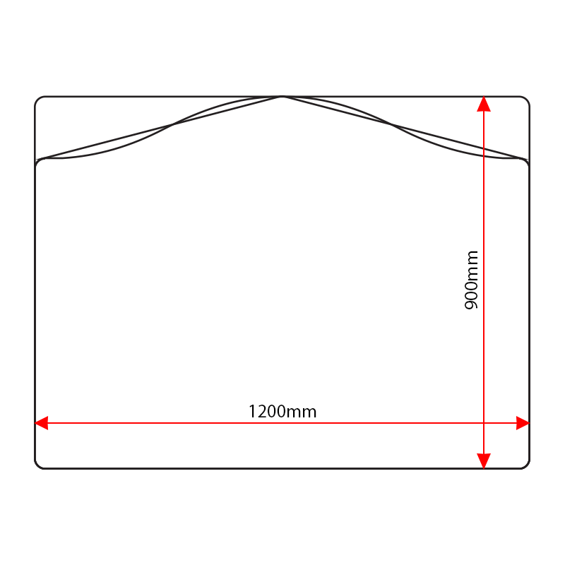 SP129 sign panel dimensions