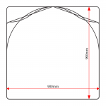 SP99 sign panel dimensions
