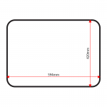 SPA2L sign panel dimensions