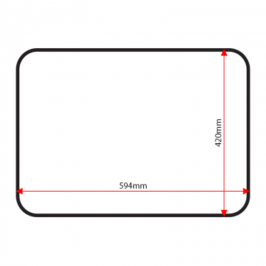 SPA2L sign panel dimensions