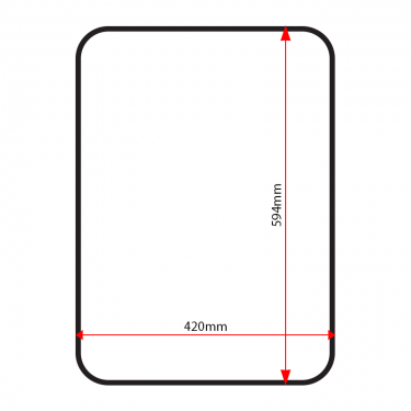 SPA2P sign panel dimensions