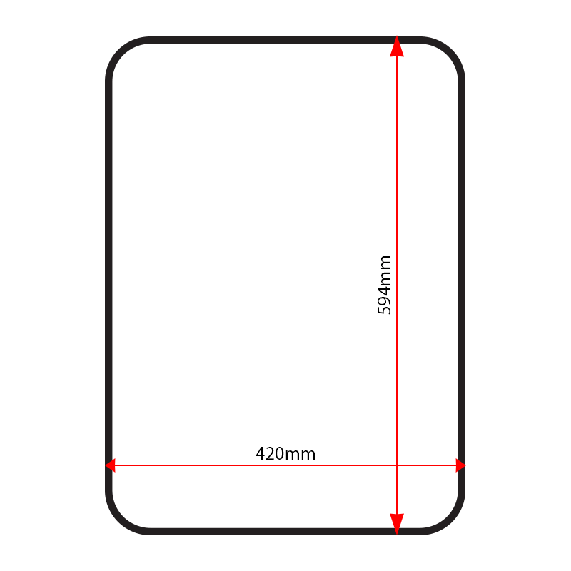 SPA2P sign panel dimensions