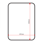 SPA3P sign panel dimensions