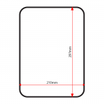 SPA4P sign panel dimensions
